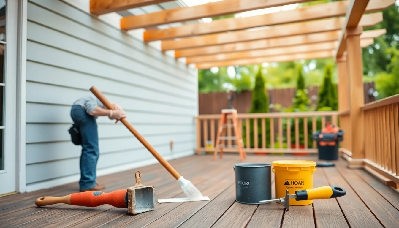 Deck & Pergola Staining